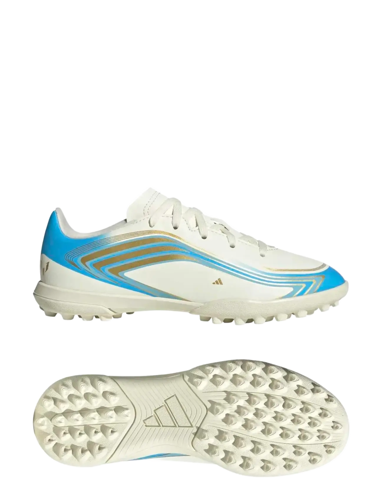 adidas Performance F50 MESSI CLUB TF J - Inspiration - IVORY/SEBLBU/ICEBLU / cream