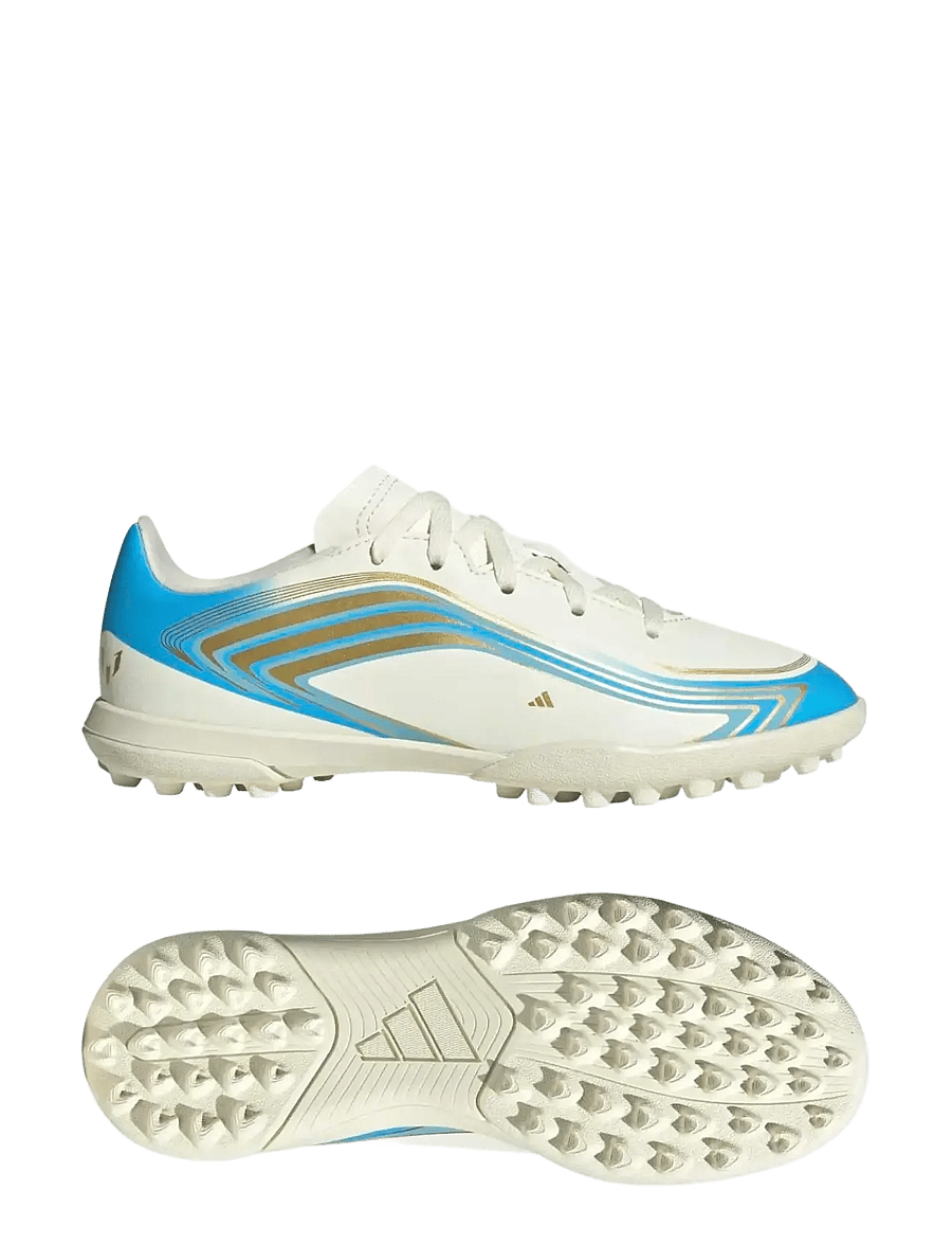 adidas Performance - F50 MESSI CLUB TF J - fodboldstøvler - ivory/seblbu/iceblu - 0