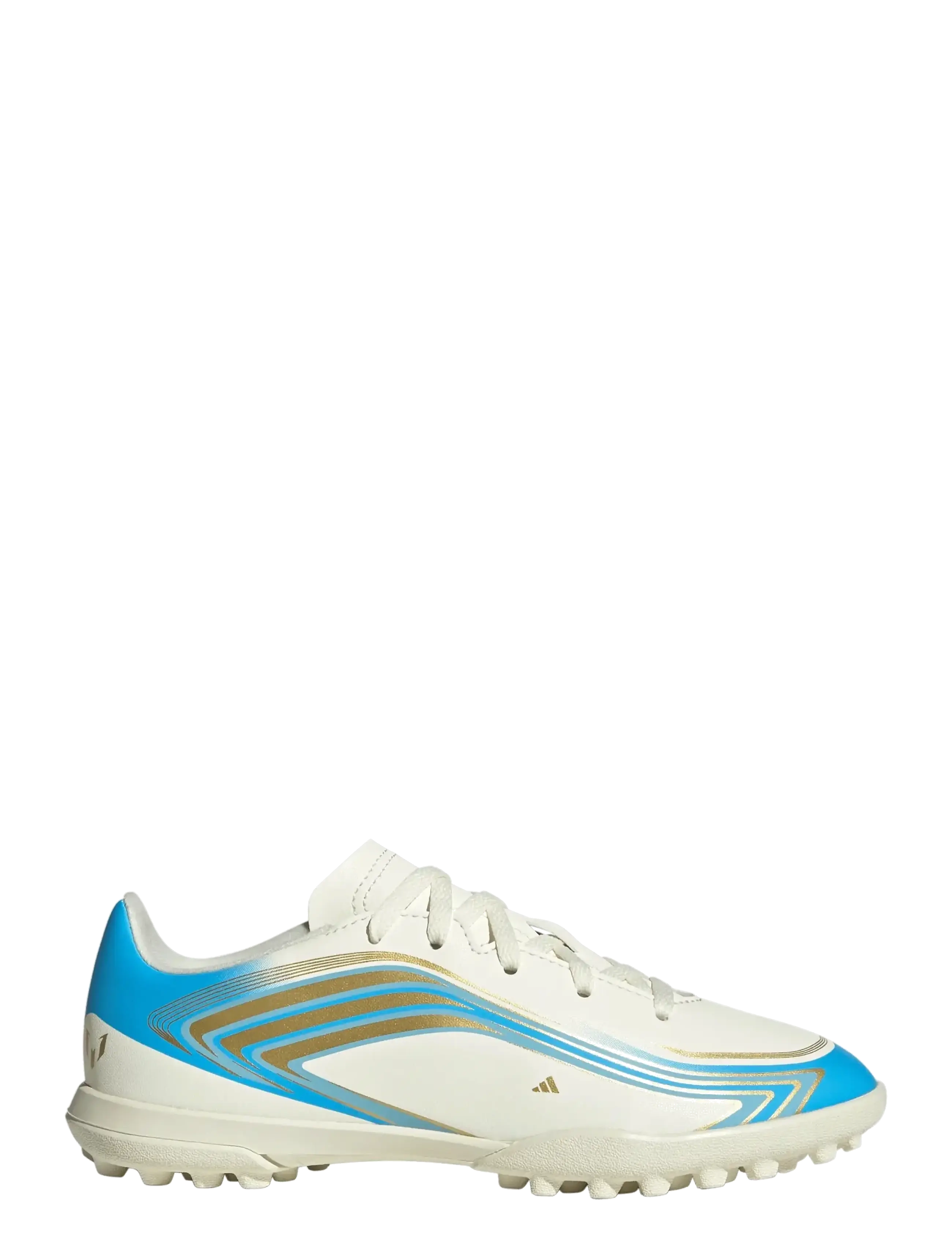 adidas Performance - F50 MESSI CLUB TF J - fodboldstøvler - ivory/seblbu/iceblu - 1