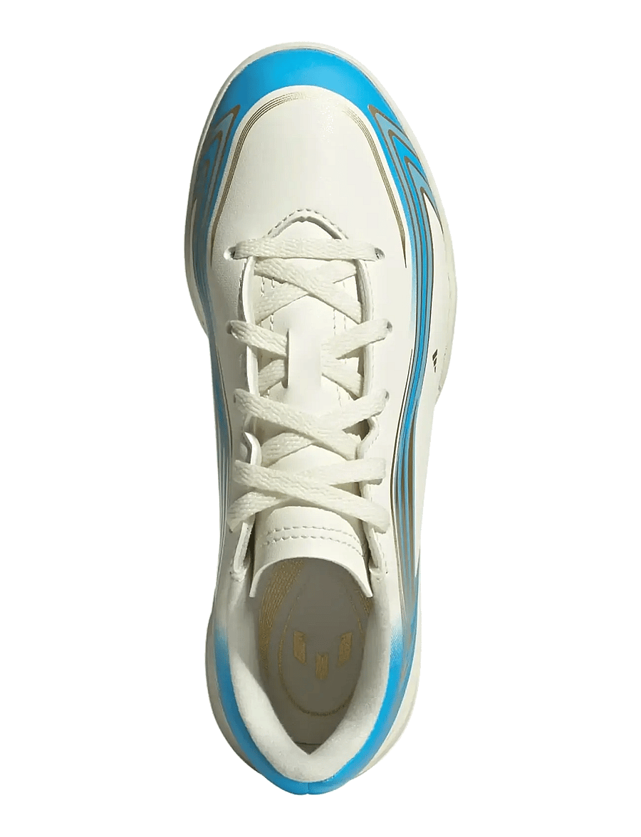 adidas Performance - F50 MESSI CLUB TF J - fodboldstøvler - ivory/seblbu/iceblu - 4