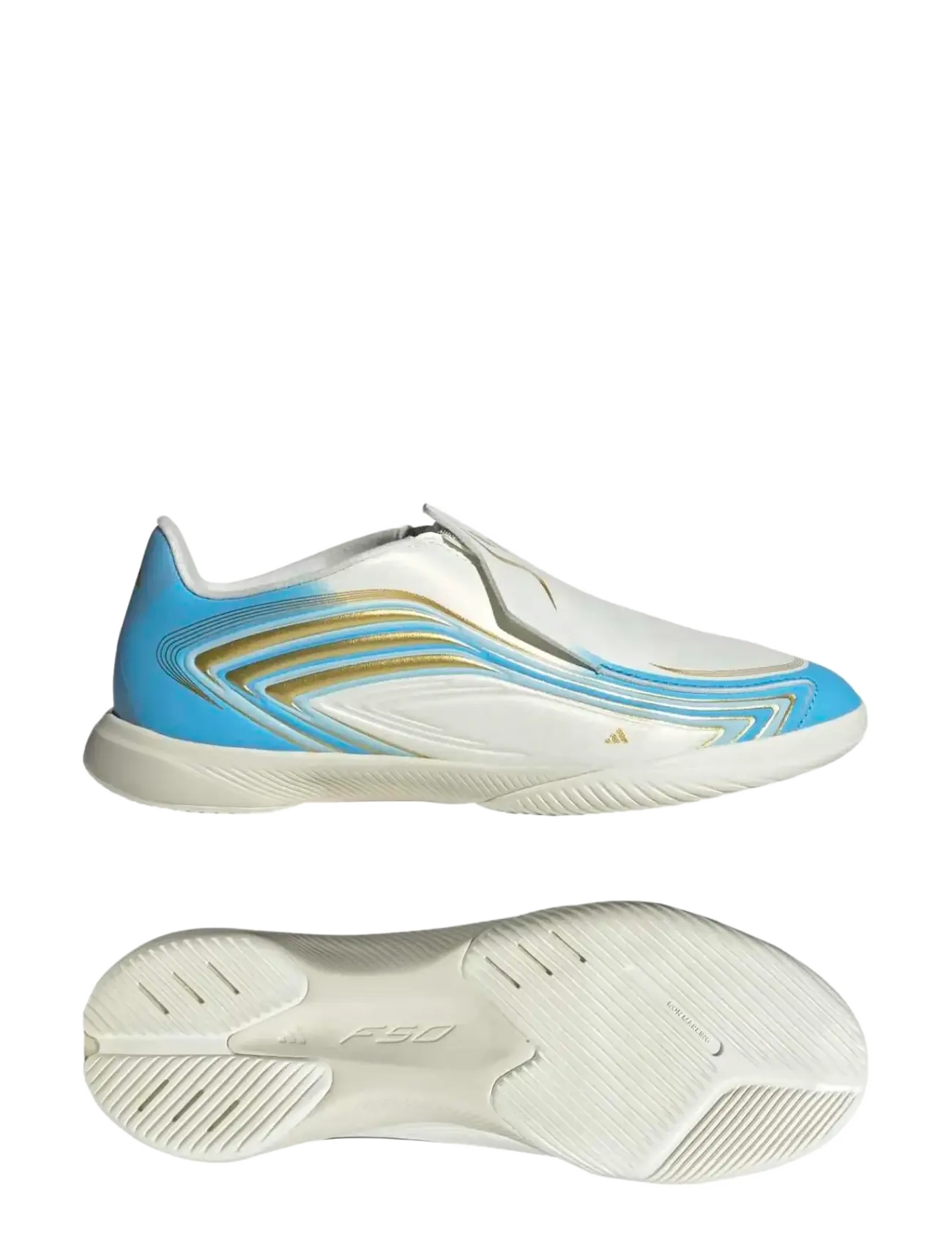 adidas Performance F50 MESSI LEAGUE LL IN J - Inspiration - IVORY/SEBLBU/ICEBLU / white