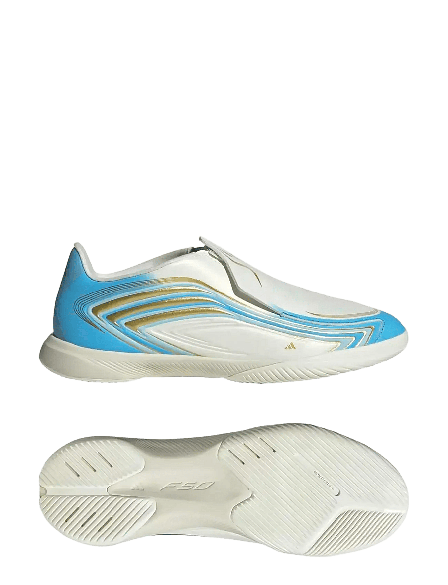 adidas Performance - F50 MESSI LEAGUE LL IN J - football boots - ivory/seblbu/iceblu - 0