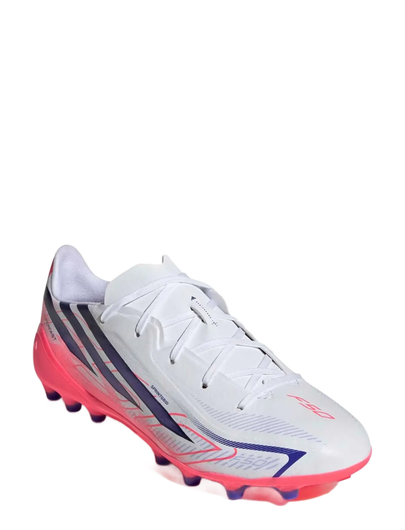 adidas Performance F50 Hyperfast League Ag J, Børn, Fodboldstøvler, Hvid, Str: 28