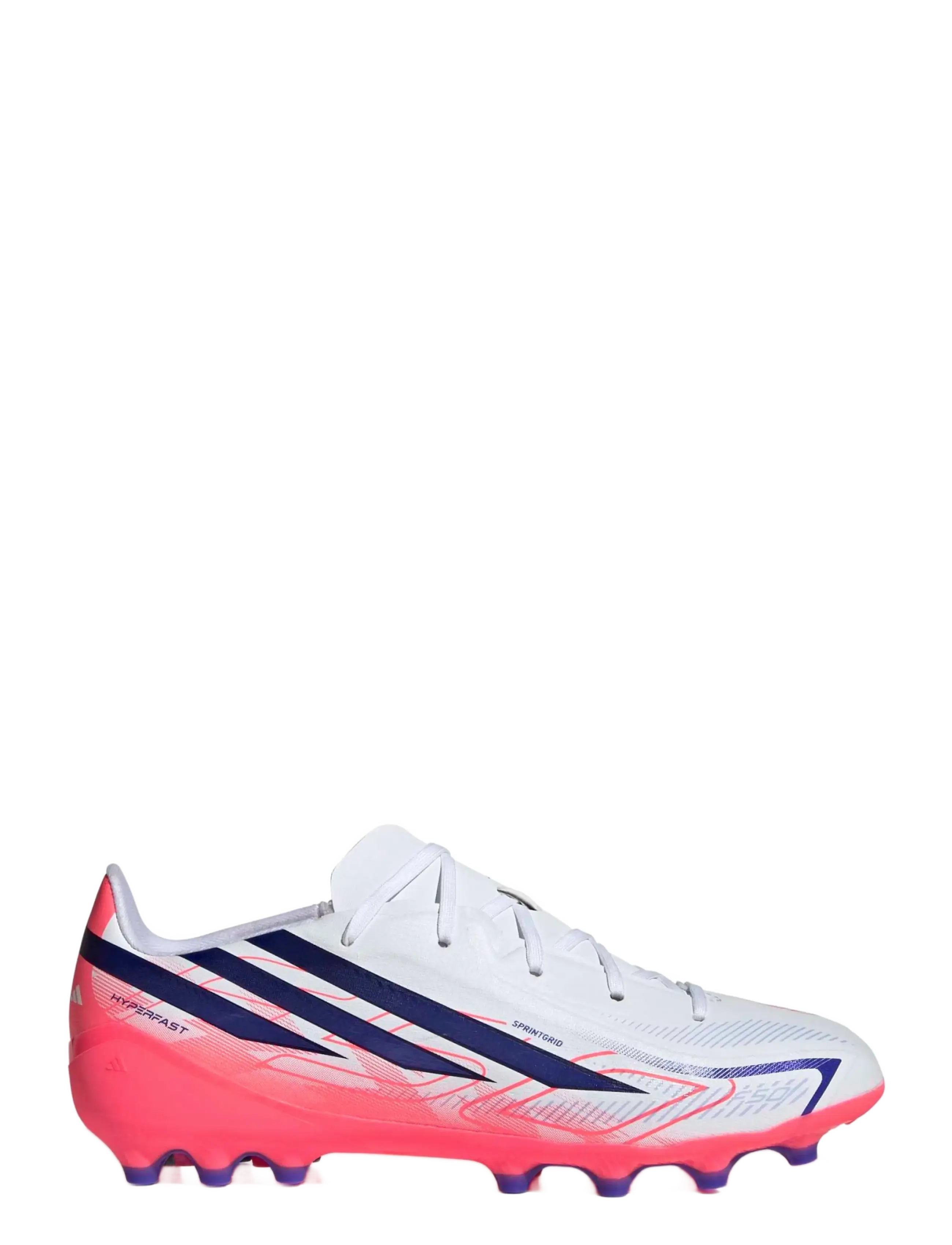 adidas Performance - F50 HYPERFAST LEAGUE AG J - fodboldstøvler - ftwwht/solpur/soltur - 1