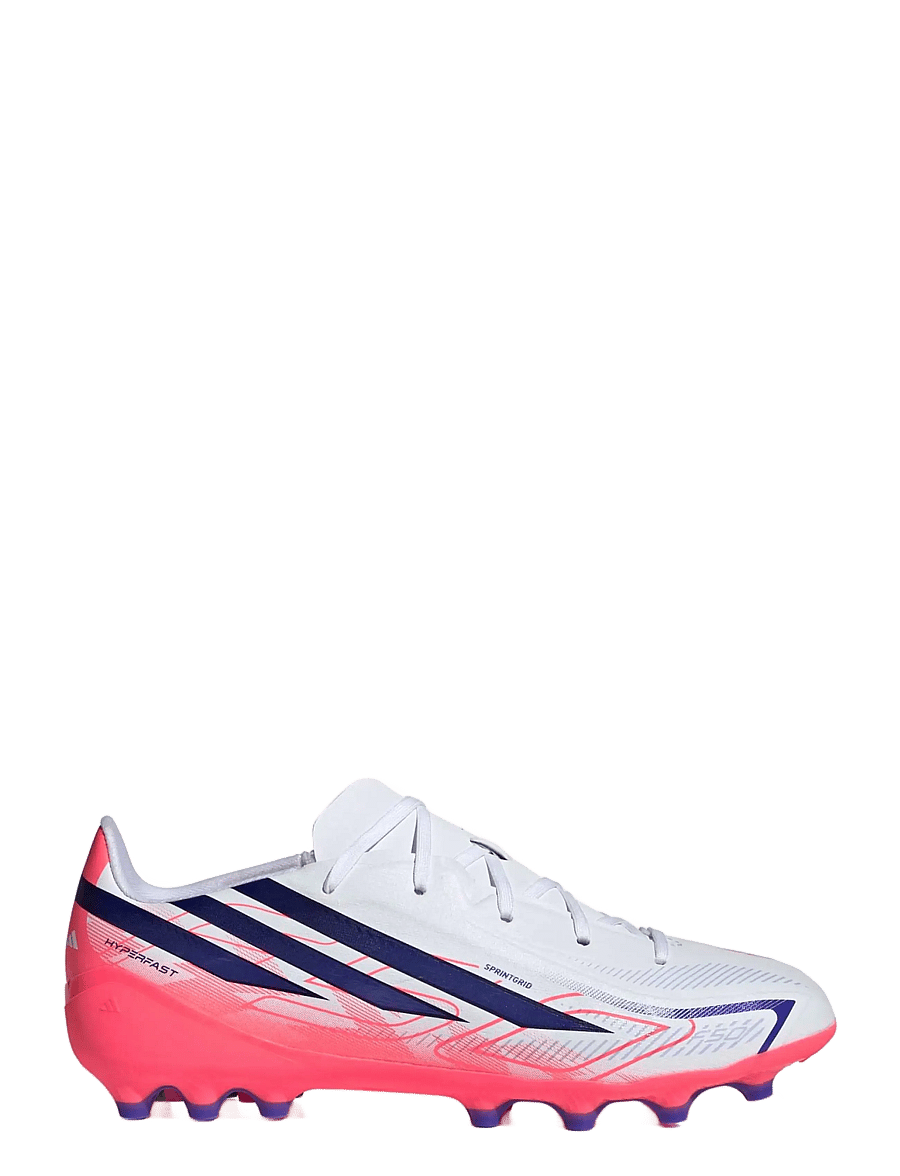 adidas Performance - F50 HYPERFAST LEAGUE AG J - fodboldstøvler - ftwwht/solpur/soltur - 1