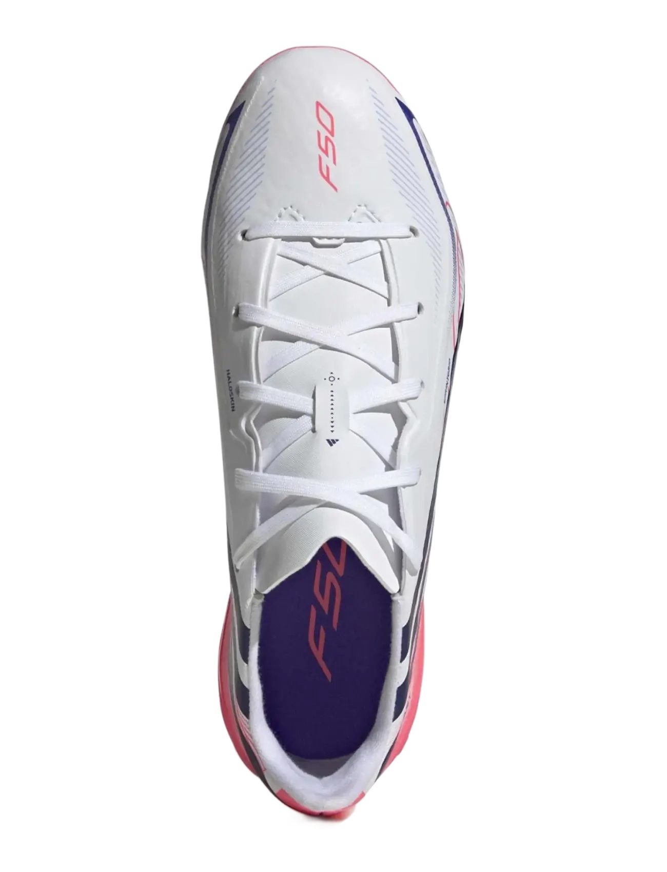 adidas Performance - F50 HYPERFAST LEAGUE AG J - fodboldstøvler - ftwwht/solpur/soltur - 3