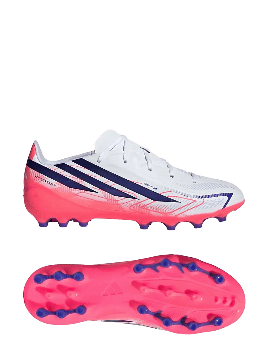 adidas Performance - F50 HYPERFAST LEAGUE AG J - jalgpalli puutsad - ftwwht/solpur/soltur - 0