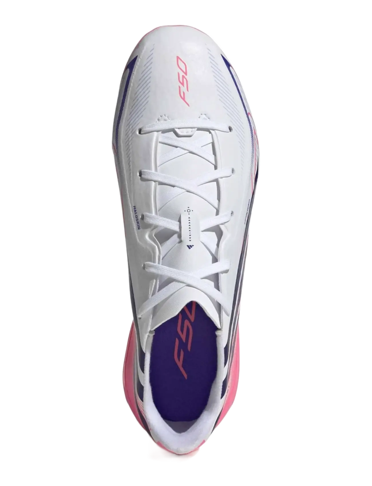 adidas Performance - F50 HYPERFAST LEAGUE FG J - fodboldstøvler - ftwwht/solpur/soltur - 3