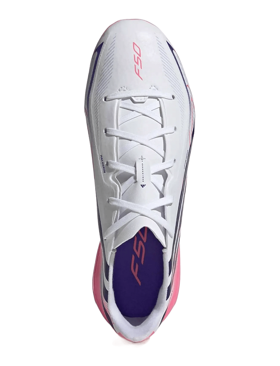 adidas Performance - F50 HYPERFAST LEAGUE FG J - fodboldstøvler - ftwwht/solpur/soltur - 3