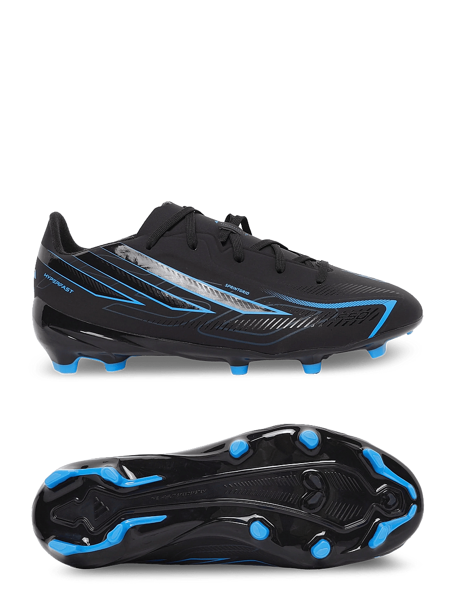 adidas Performance - F50 HYPERFAST LEAGUE FG J - fußballstiefel - cblack/cblack/lurabl - 0