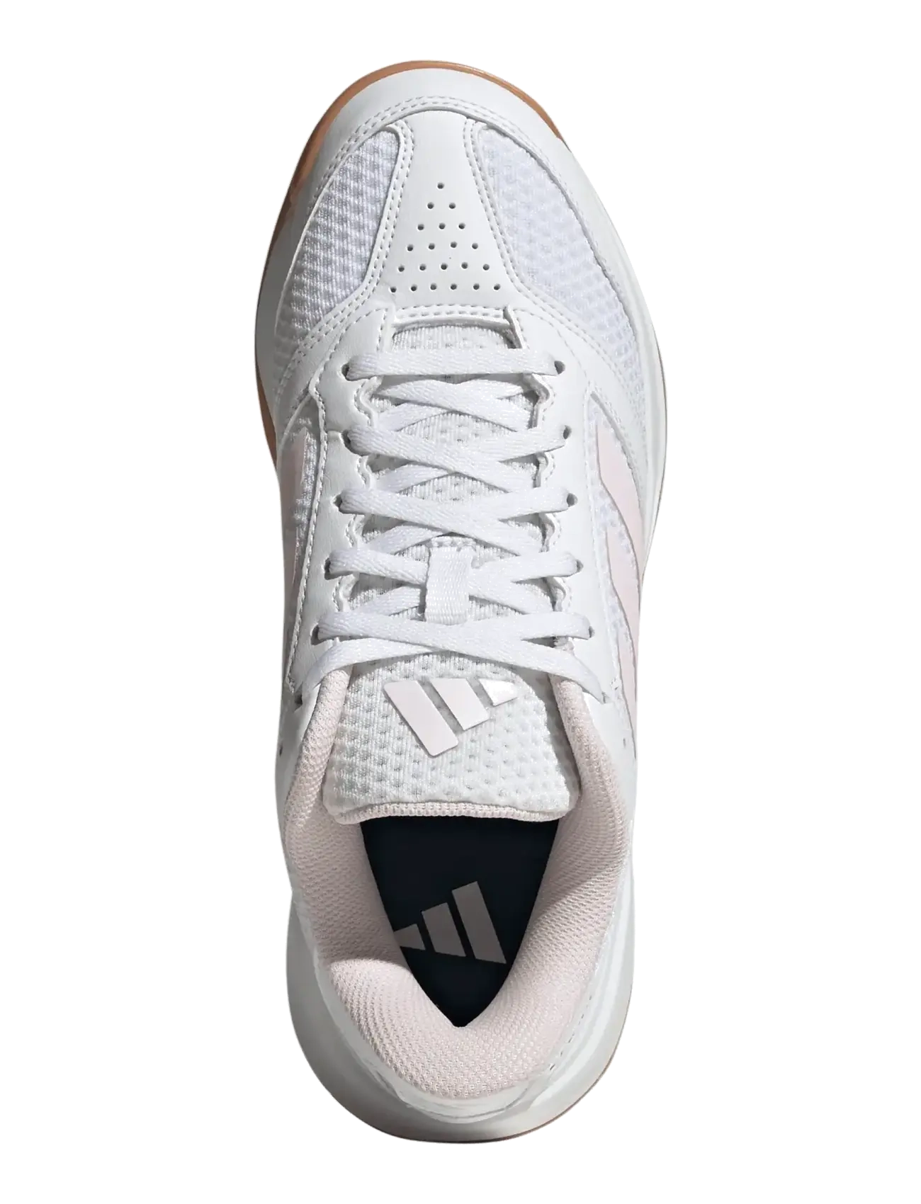adidas Performance - Ligra 8 W - siseruumide spordijalatsid - ftwwht/dispin/goldmt - 4