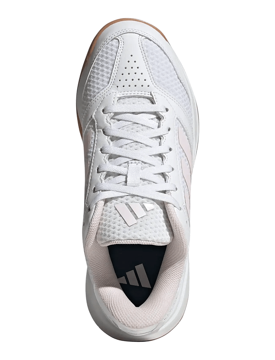 adidas Performance - Ligra 8 W - siseruumide spordijalatsid - ftwwht/dispin/goldmt - 4