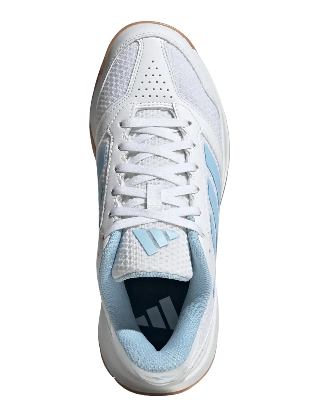 adidas Performance - Ligra 8 W - siseruumide spordijalatsid - ftwwht/clesky/goldmt - 4