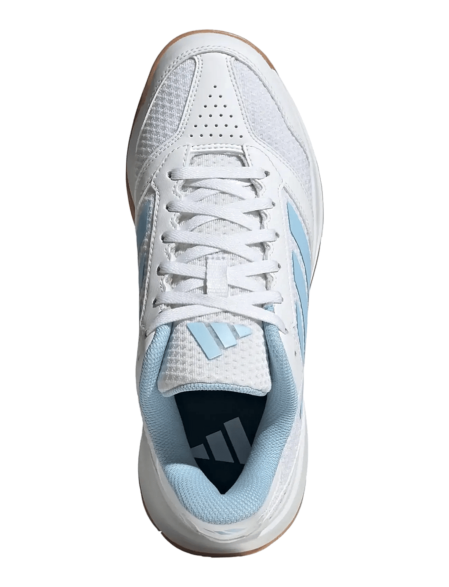 adidas Performance - Ligra 8 W - siseruumide spordijalatsid - ftwwht/clesky/goldmt - 4