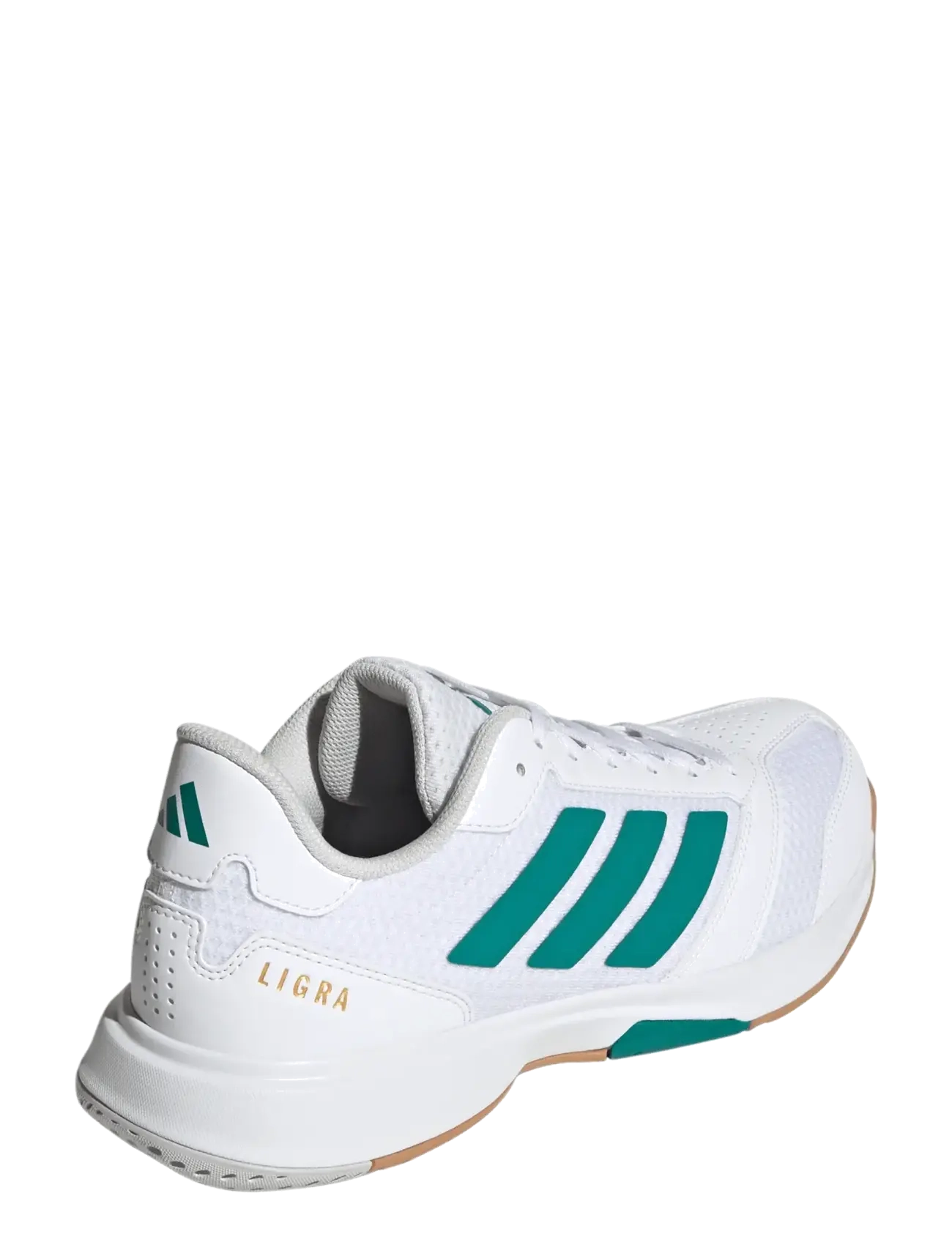 adidas Performance - Ligra 8 M - indoor-sportschuhe - ftwwht/eqtgrn/greone - 3