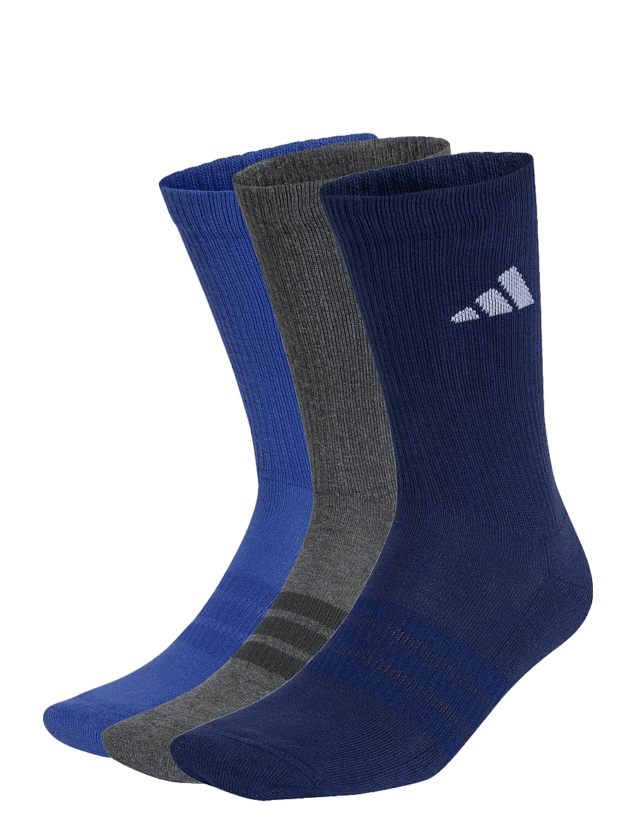 adidas Performance - C ESS CRW 3P - strümpfe - dualin/dgreyh/dkblue/ - 0
