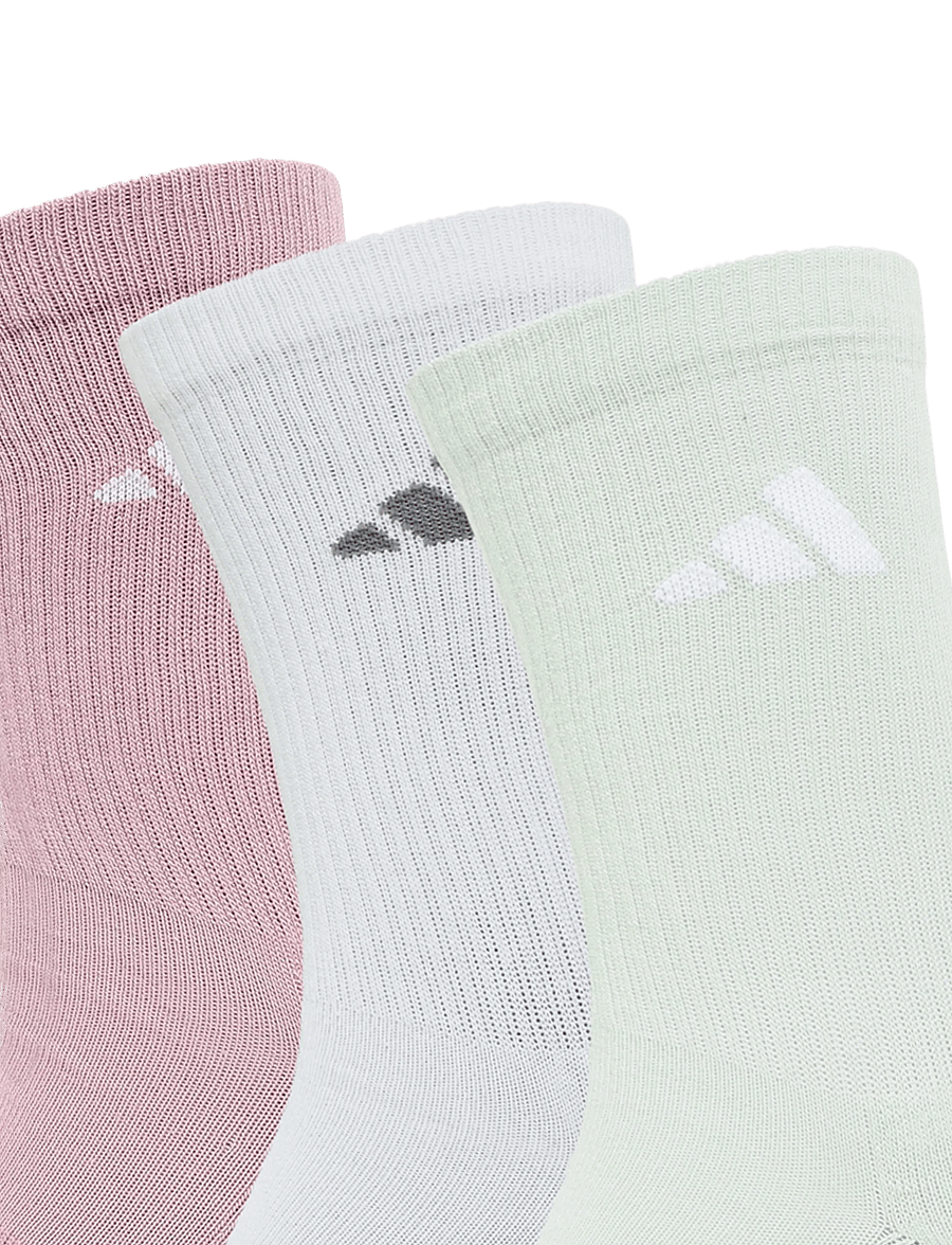 adidas Performance - C ESS CRW 3P - sporta zeķes - magmau/white/halgrn/g - 2