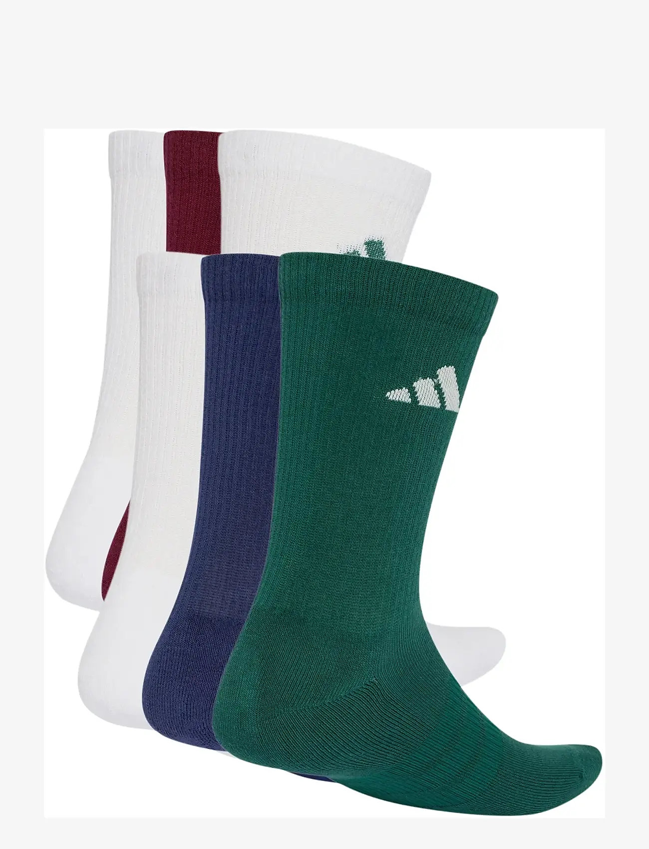 adidas Performance - C ESS CRW 6PP - strümpfe - white/dkblue/maroon/c - 1