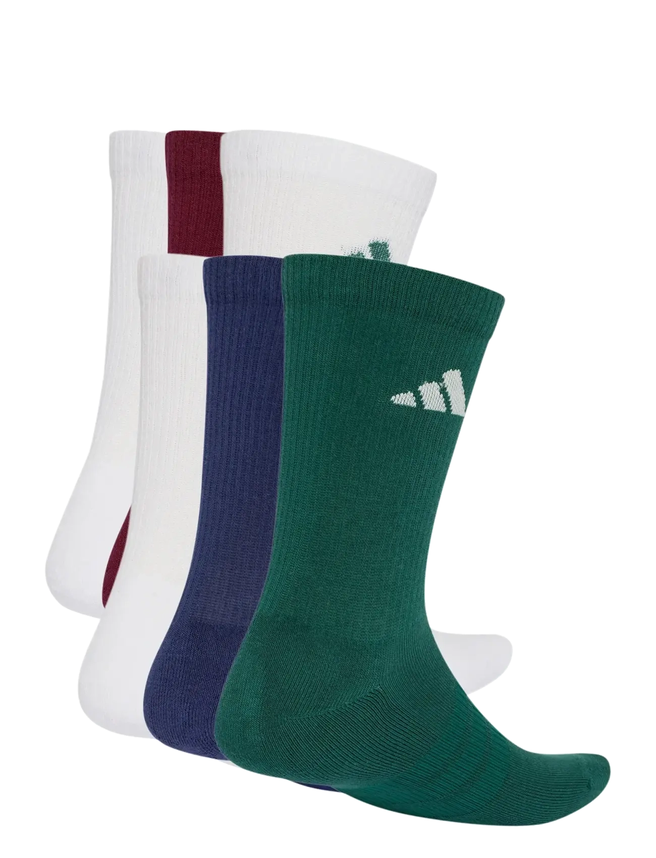 adidas Performance - C ESS CRW 6PP - sport socks - white/dkblue/maroon/c - 1