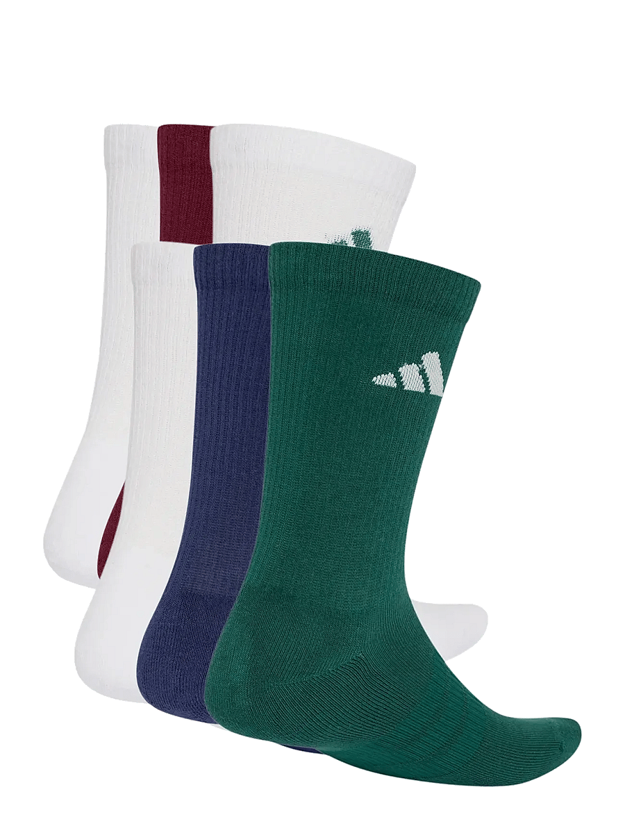 adidas Performance - C ESS CRW 6PP - strümpfe - white/dkblue/maroon/c - 1