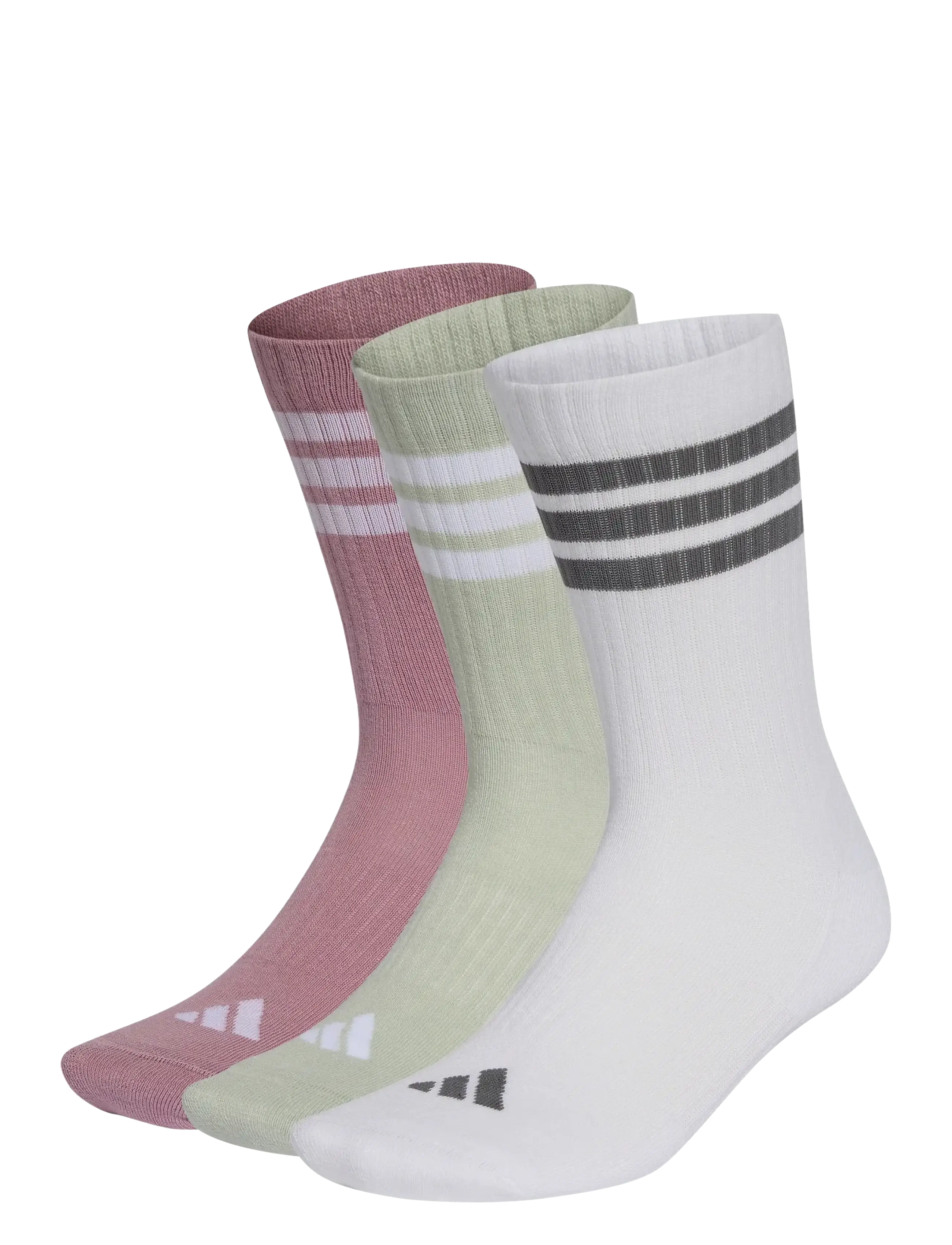 adidas Performance 3S ESS C CRW 3P - Sokid - MAGMAU/WHITE/HALGRN/G / multi