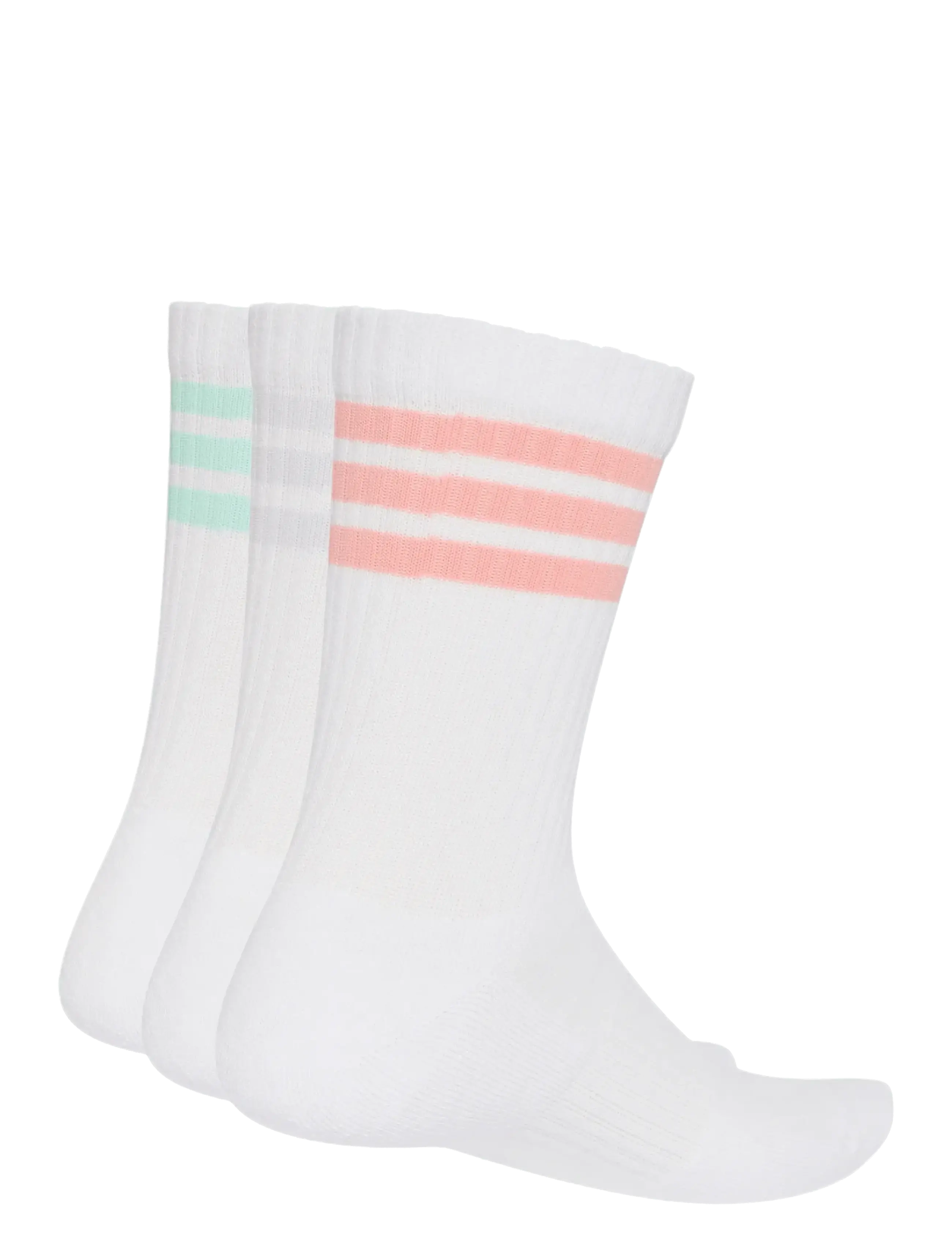 adidas Performance - 3S ESS C CRW 3P - strümpfe - white/sefrtu/clemin/f - 1