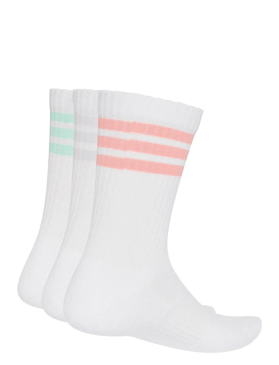 adidas Performance - 3S ESS C CRW 3P - strümpfe - white/sefrtu/clemin/f - 1