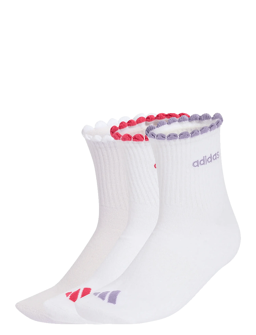 adidas Performance - WMS ANK 3P - underkläder och strumpor - white/fropur/powpnk/m - 0
