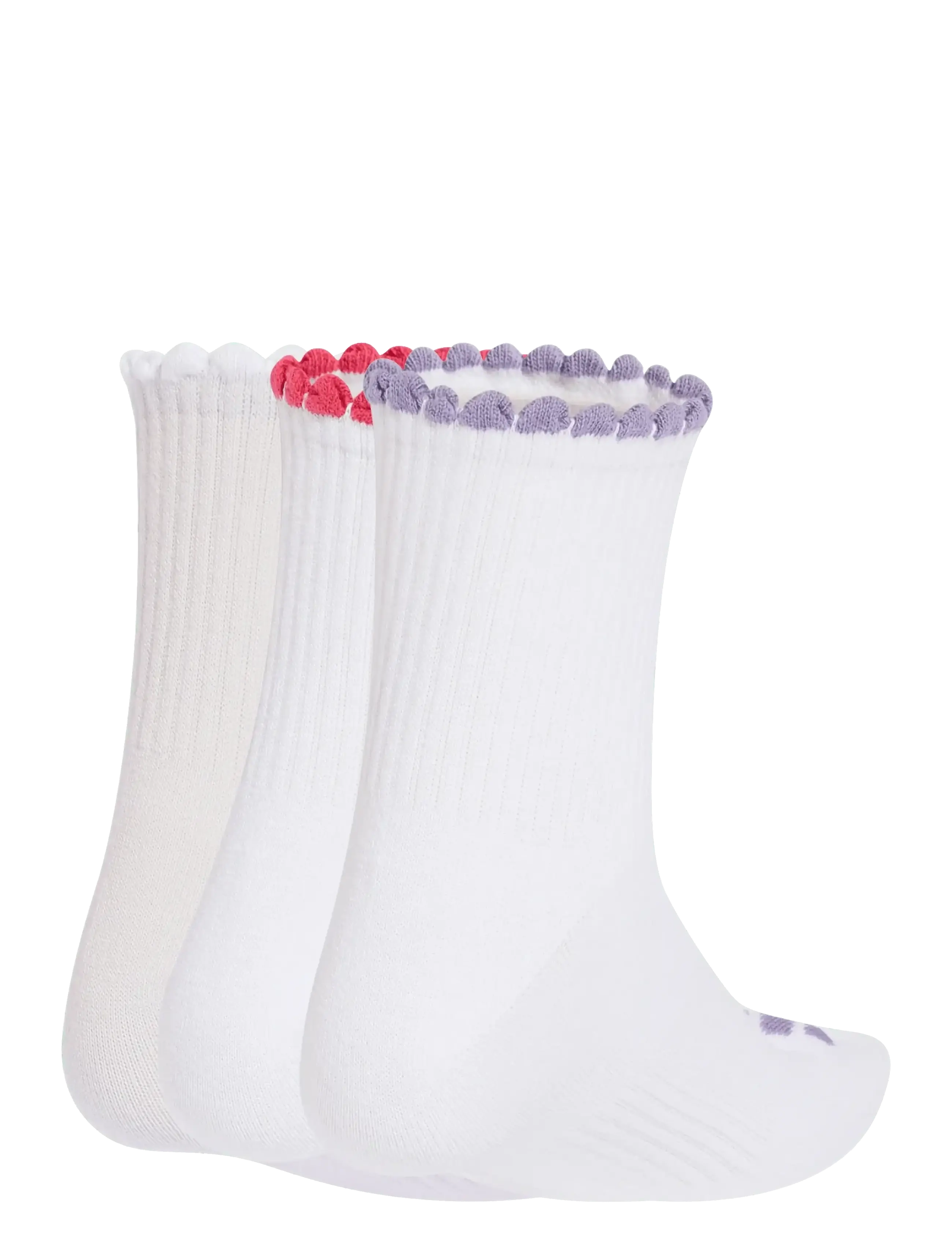 adidas Performance - WMS ANK 3P - underwear & socks - white/fropur/powpnk/m - 1