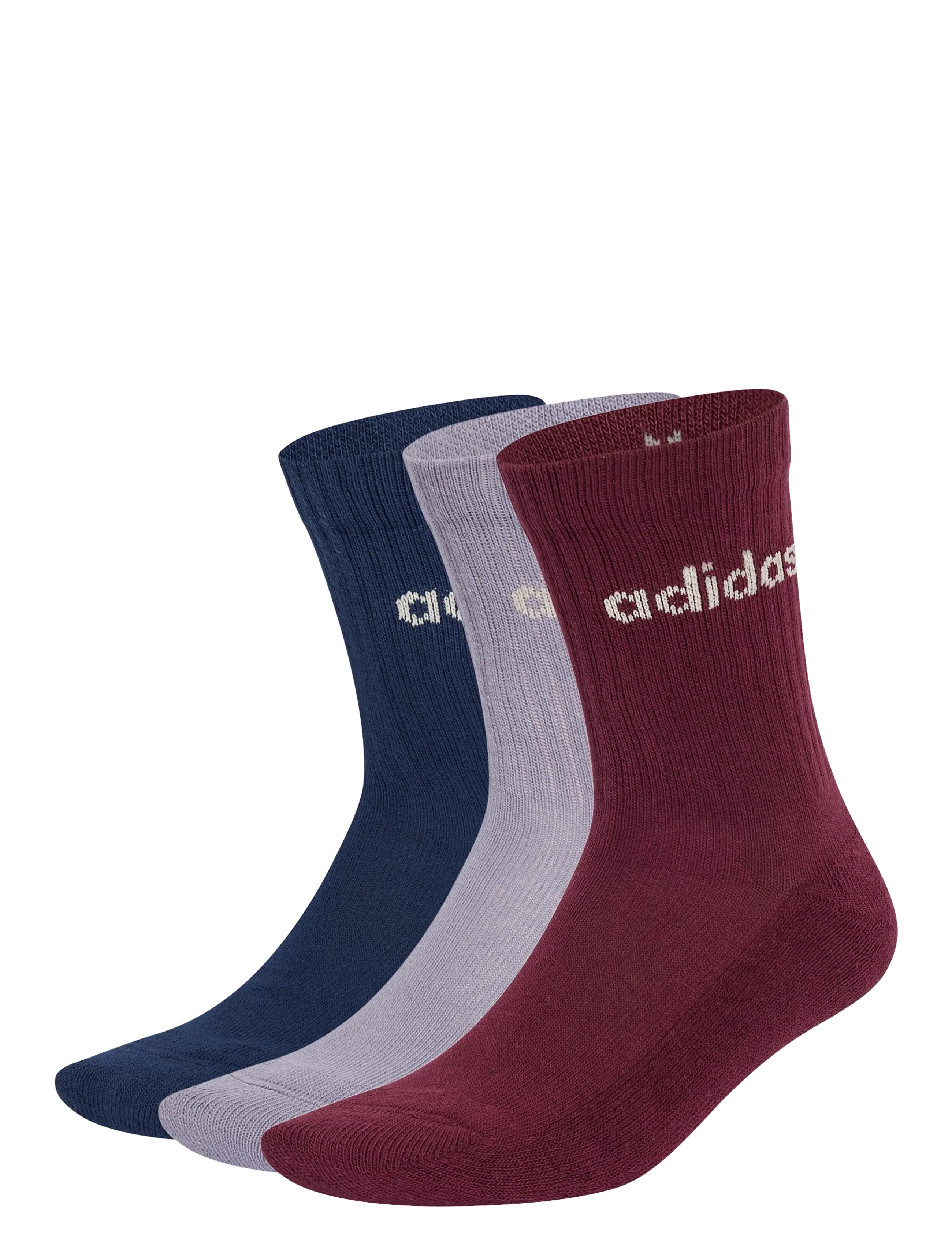 adidas Performance C Lin Crew 3P, Mænd, Crew Sokker, Multi/mønstret, Str: 46-48