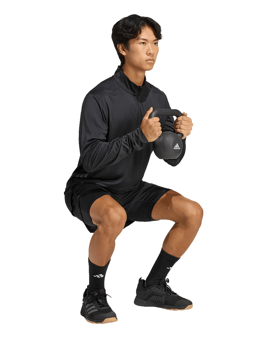 adidas Performance - TECHESS 1/4 ZIP - kampsunid ja vahekihid - black - 0