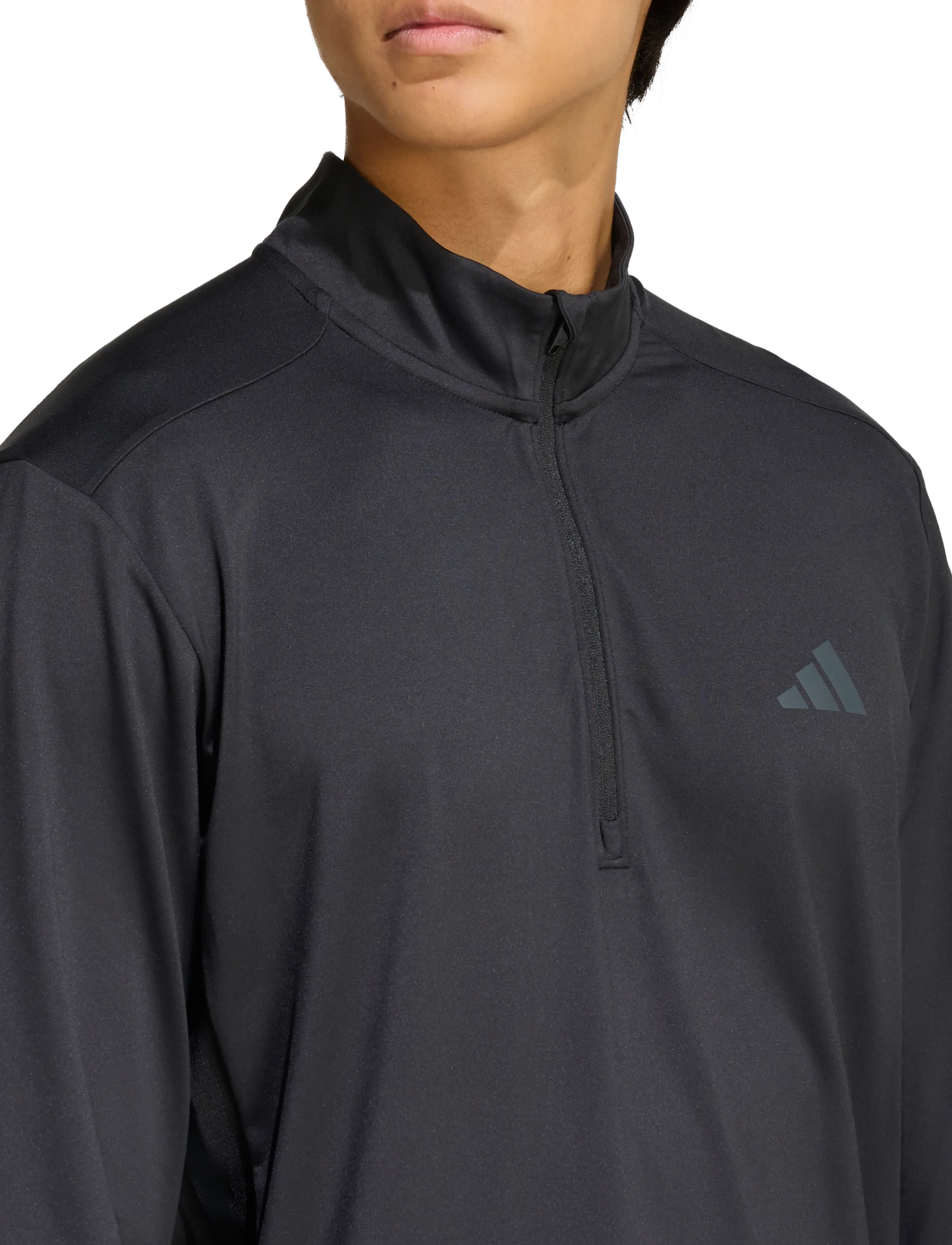 adidas Performance - TECHESS 1/4 ZIP - kampsunid ja vahekihid - black - 4