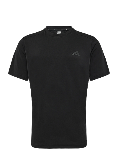 adidas Performance TECHESS 3S TEE - T-Shirts - BLACK / black