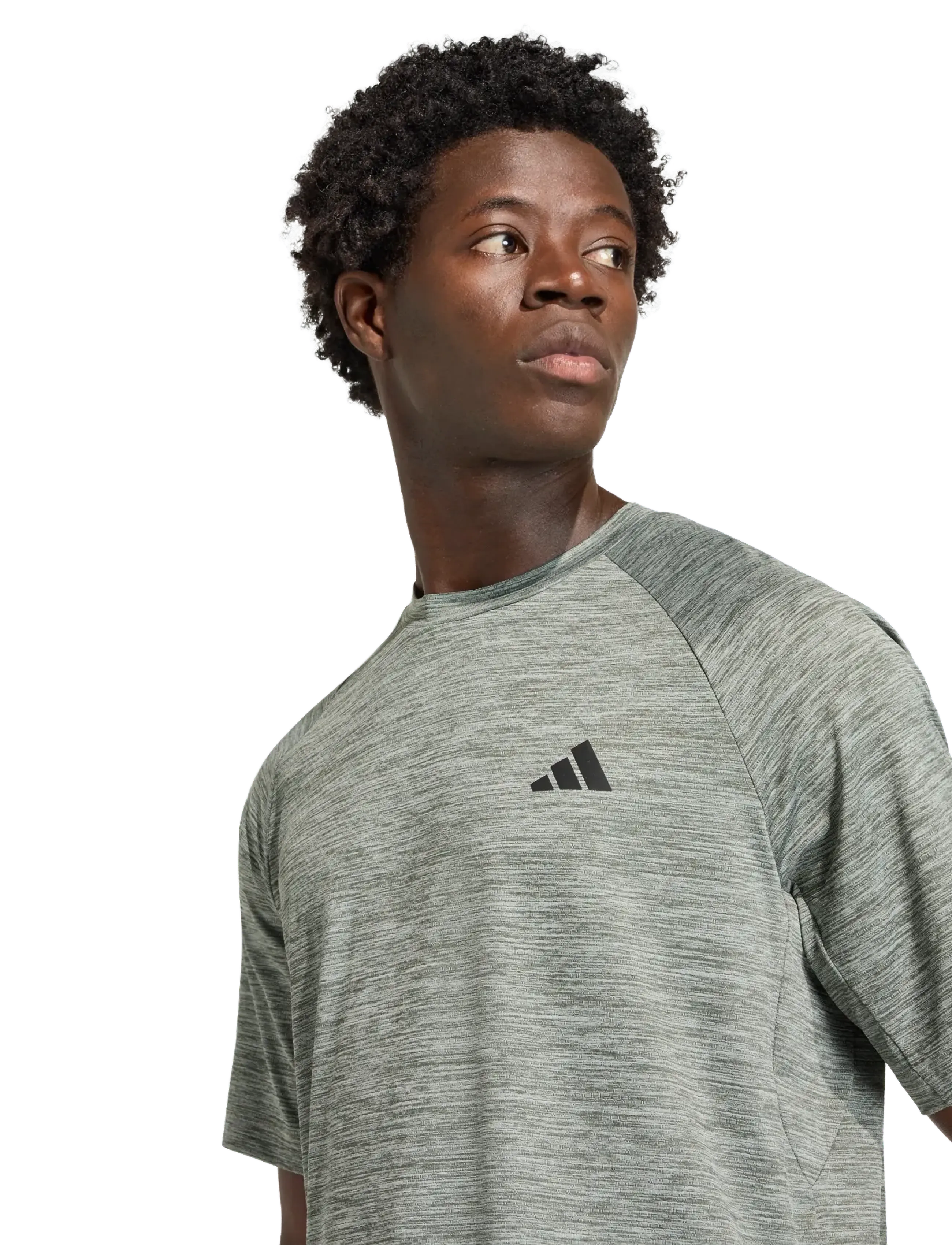 adidas Performance - TECHESS TEE - t-shirts - wosa/carbon - 3