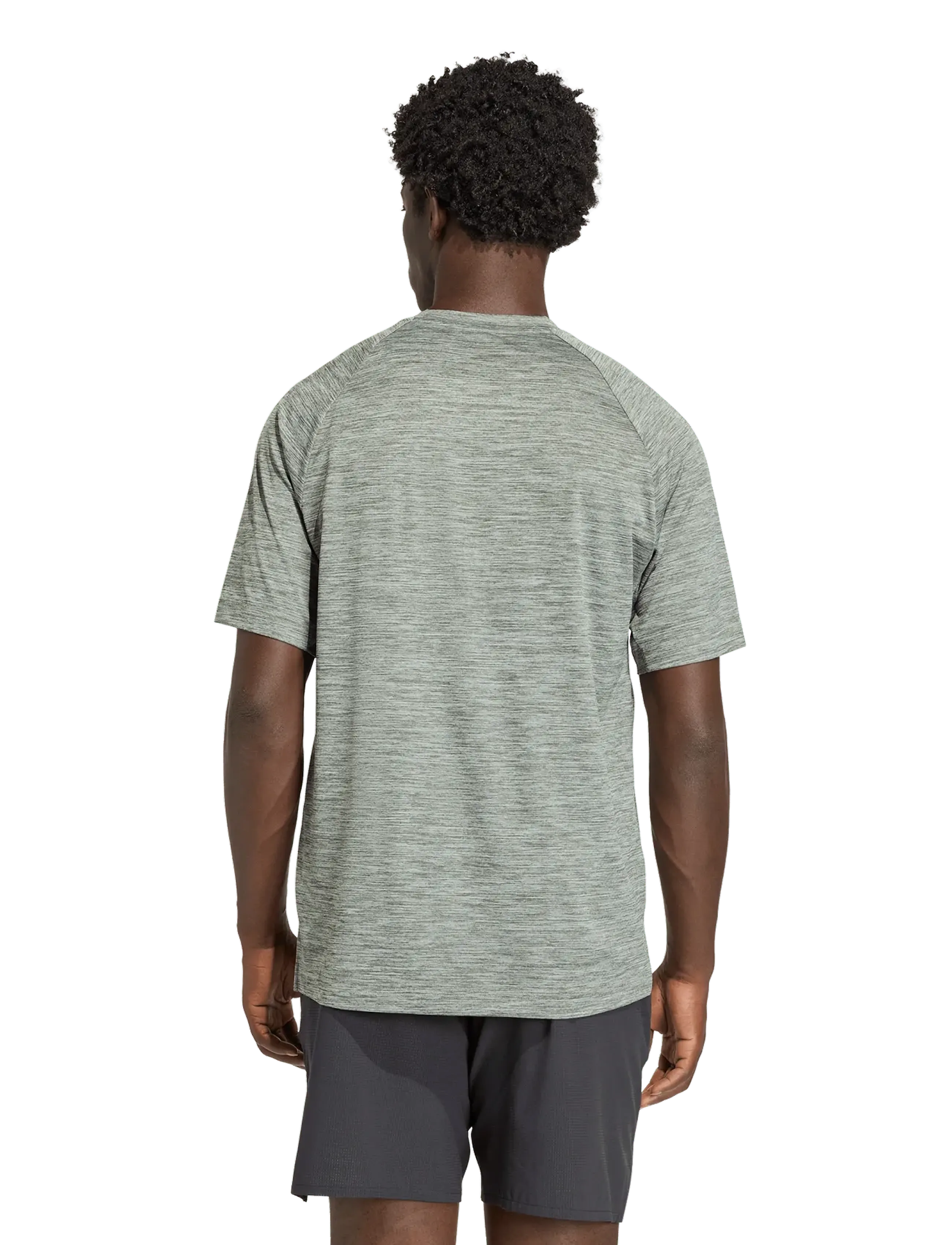adidas Performance - TECHESS TEE - t-shirts - wosa/carbon - 5