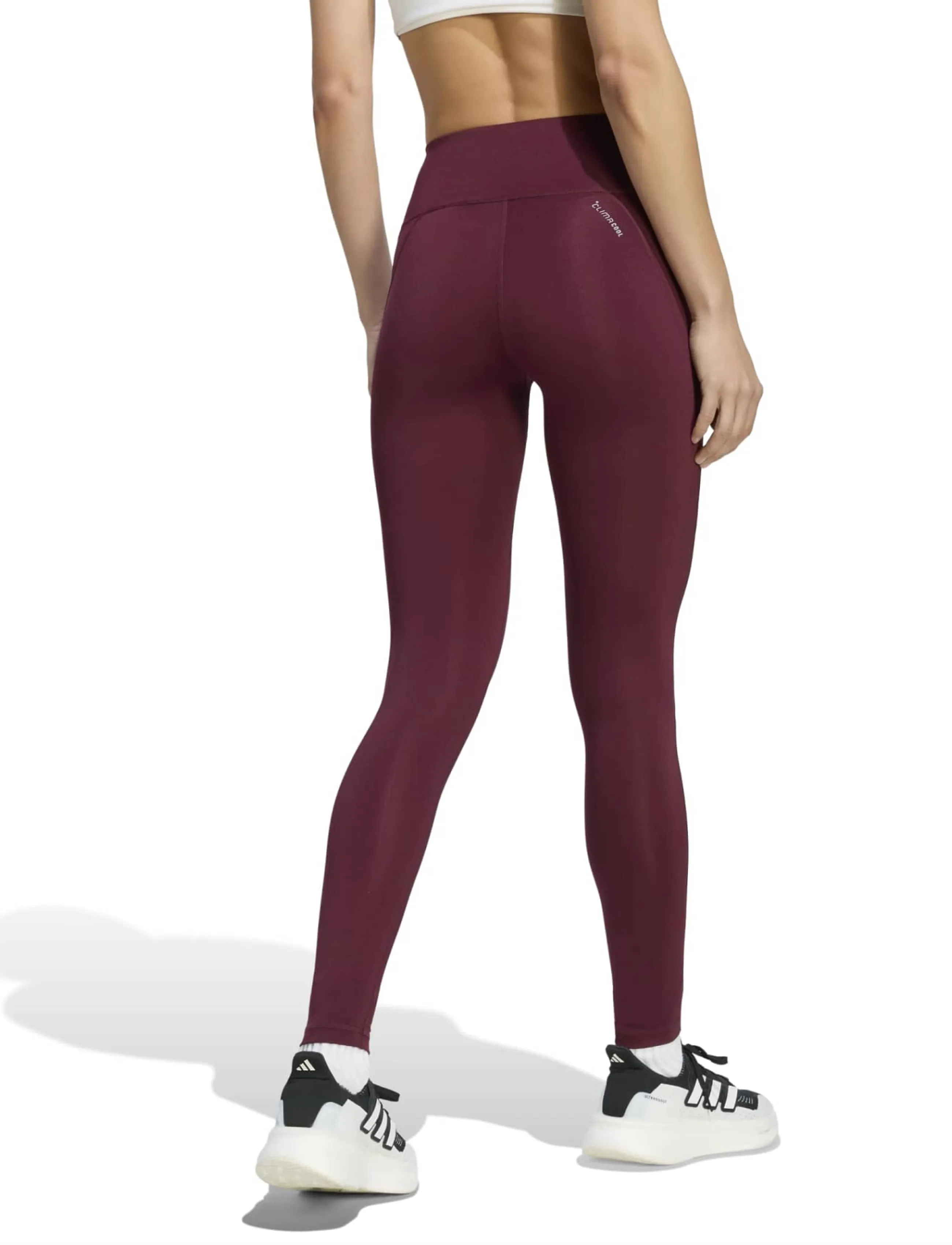 adidas Performance - Run Ess 1/1 L - running tights - maroon - 2