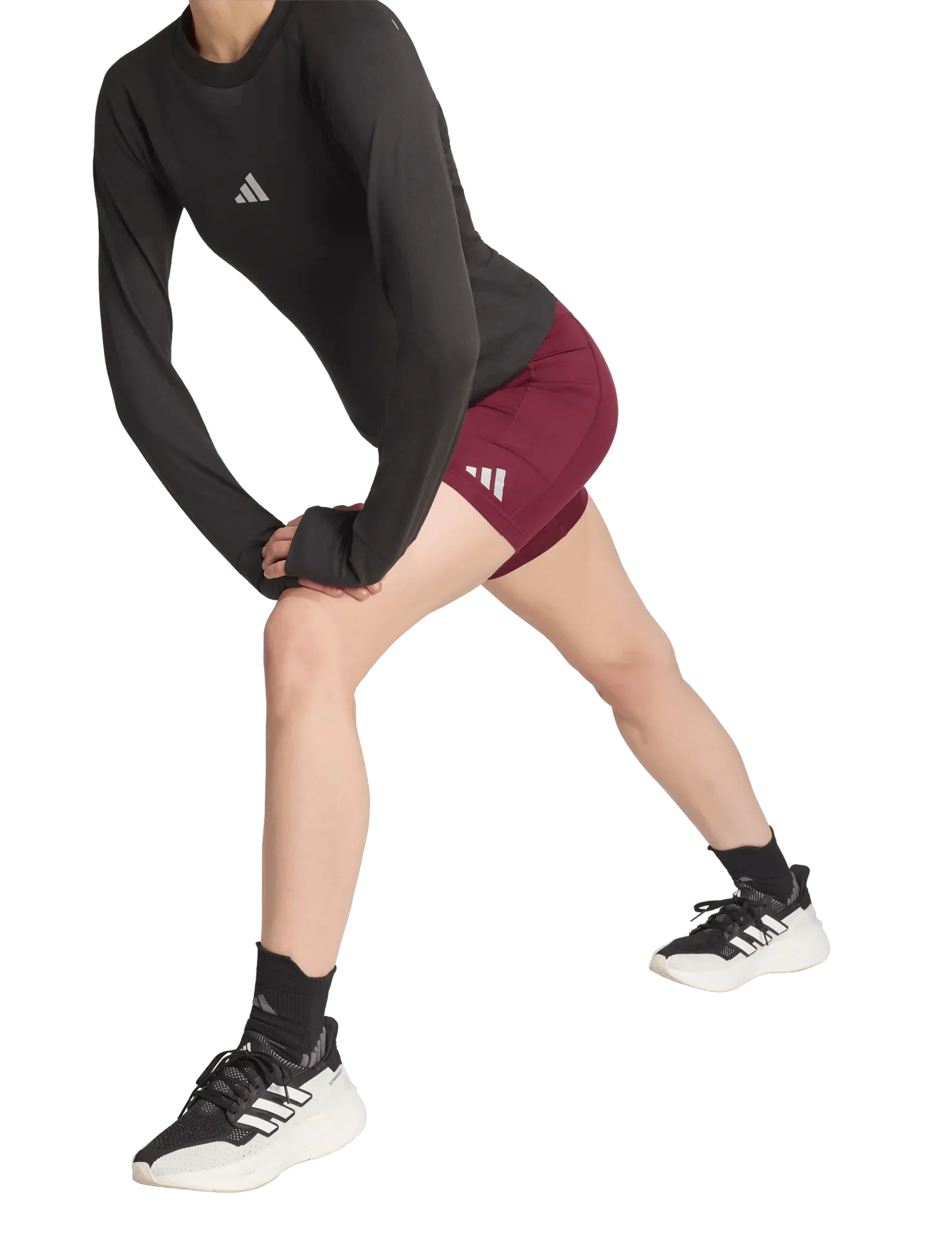 adidas Performance - adi365 Short L - 1/2 length - maroon - 3