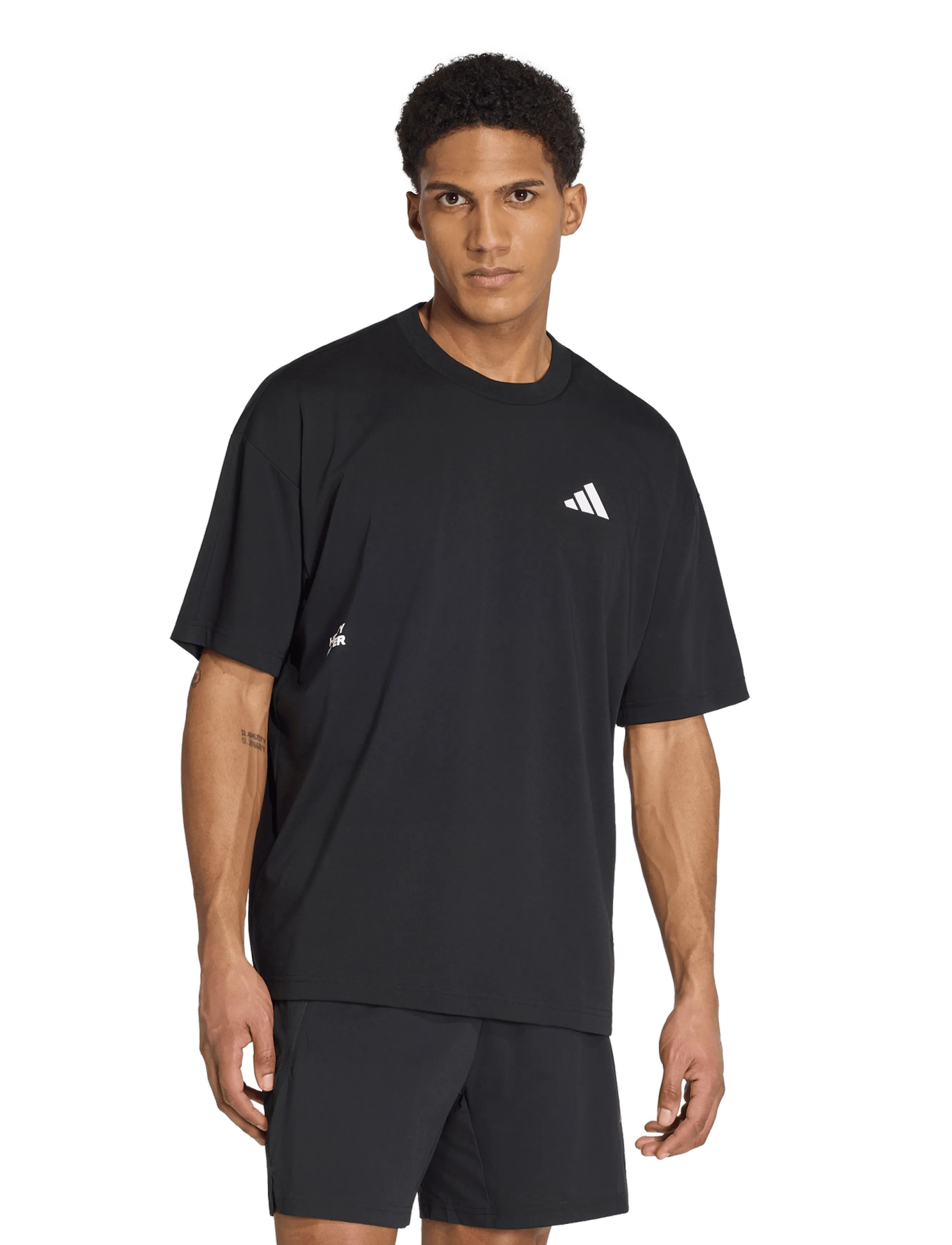 adidas Performance M Fun Train G T, Mænd, Trænings T-Shirt, Sort, Str: L