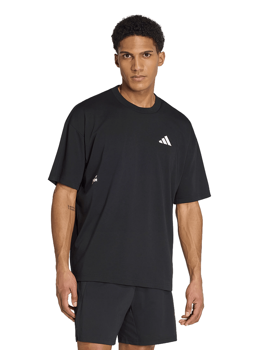 adidas Performance - M FUN TRAIN G T - t-shirts - black - 0