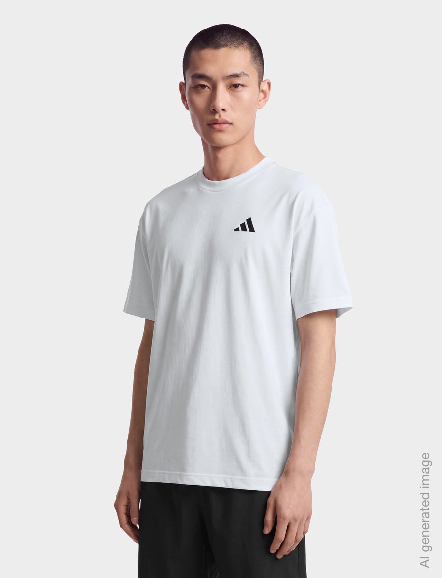 adidas Performance - M FUN TRAIN G T - t-shirts - white - 3