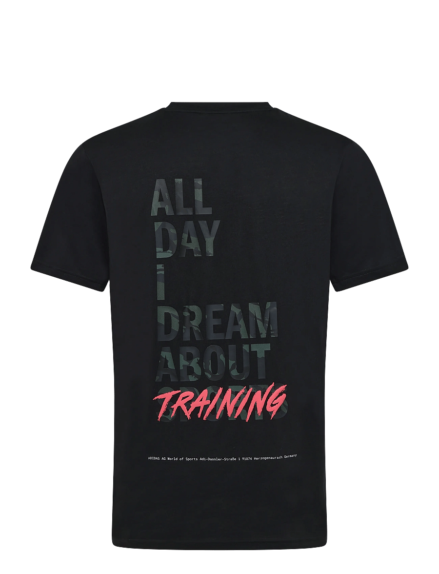 adidas Performance - M CAMO G T - t-shirts - black - 1
