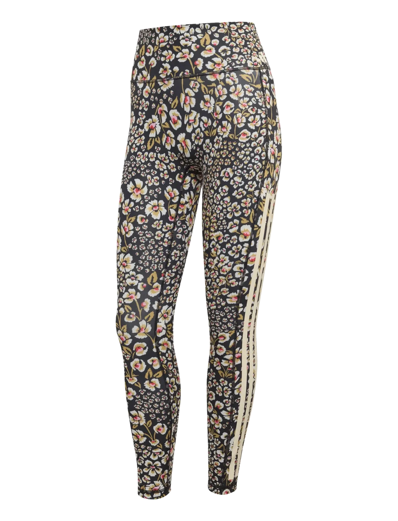 adidas Performance FARM LEGGINGS - Bottoms - CREWHT/MULTCO/CREWHT / black