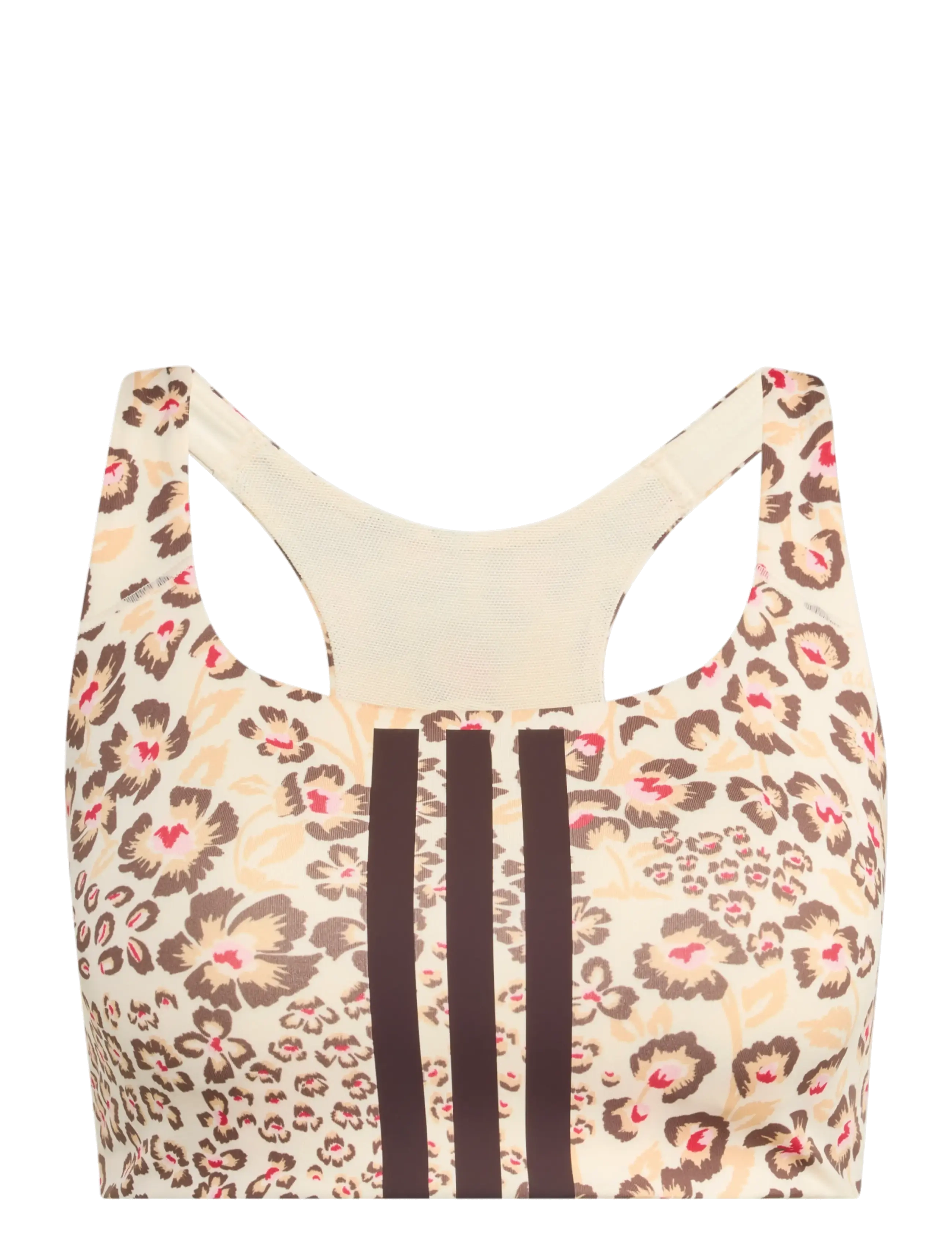 adidas Performance FARM BRA - Rinnahoidjad - ECRTIN/MULTCO/SHABRN / cream