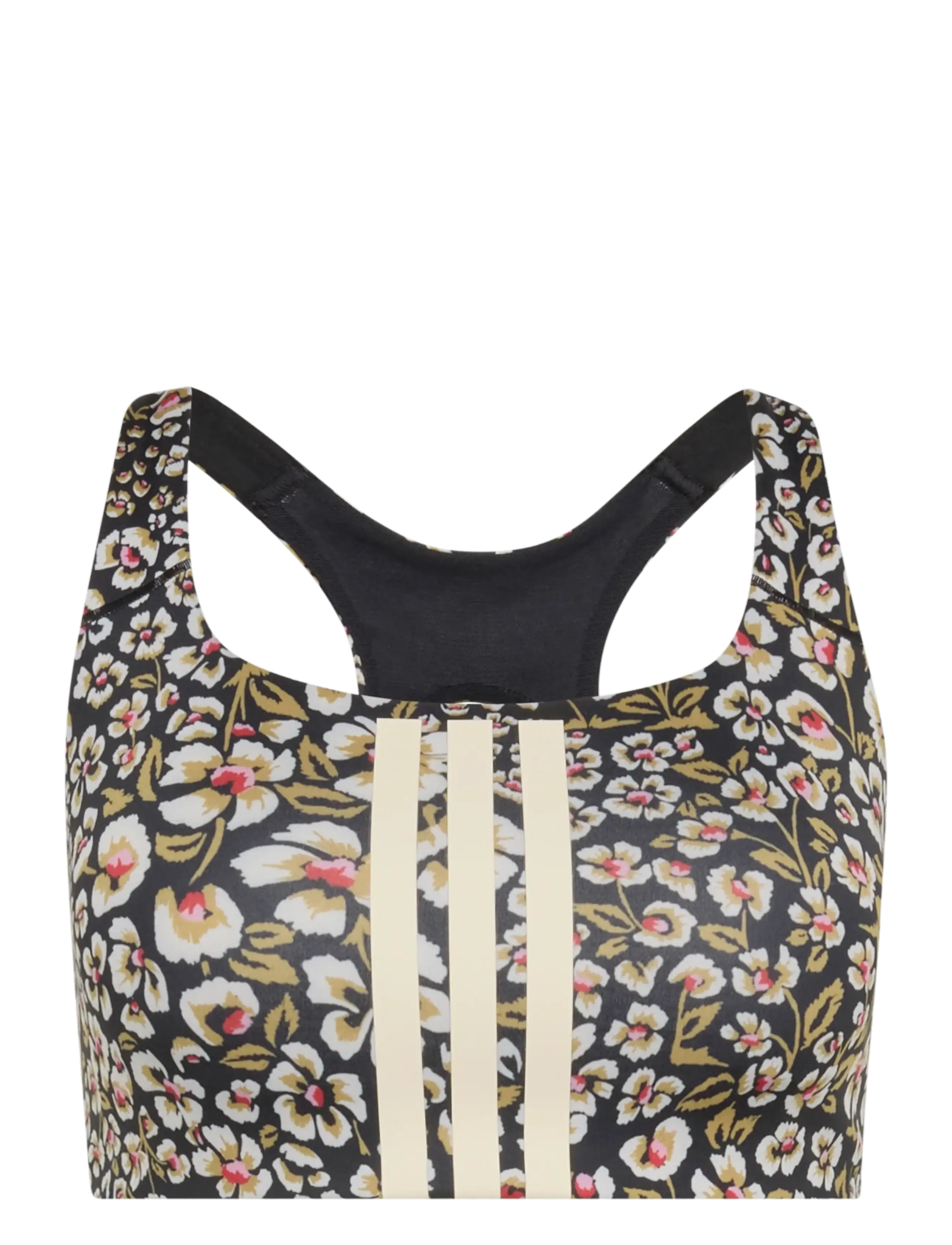 adidas Performance FARM BRA - Clothing - CREWHT/MULTCO/CREWHT / black
