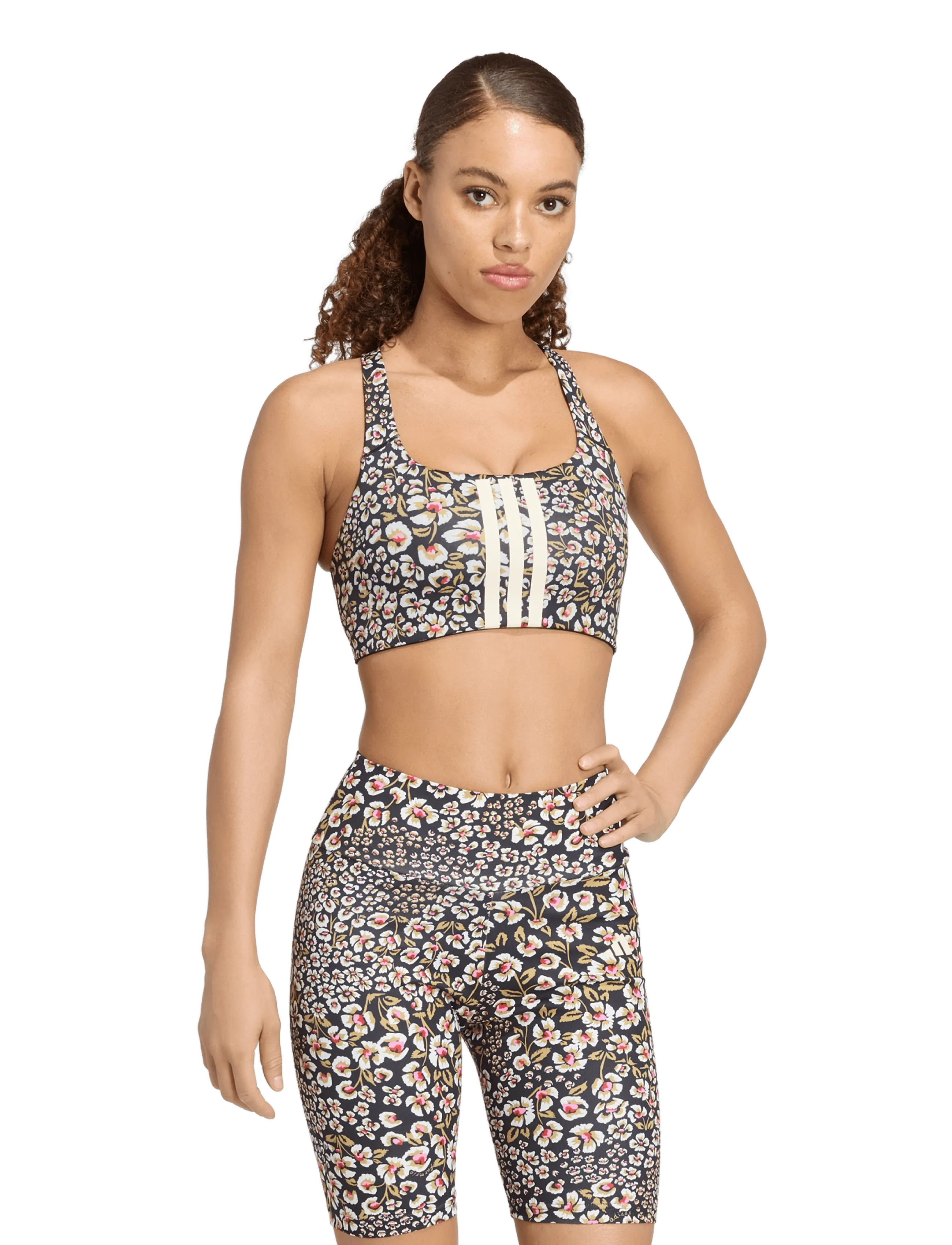 adidas Performance - FARM BRA - crewht/multco/crewht - 2