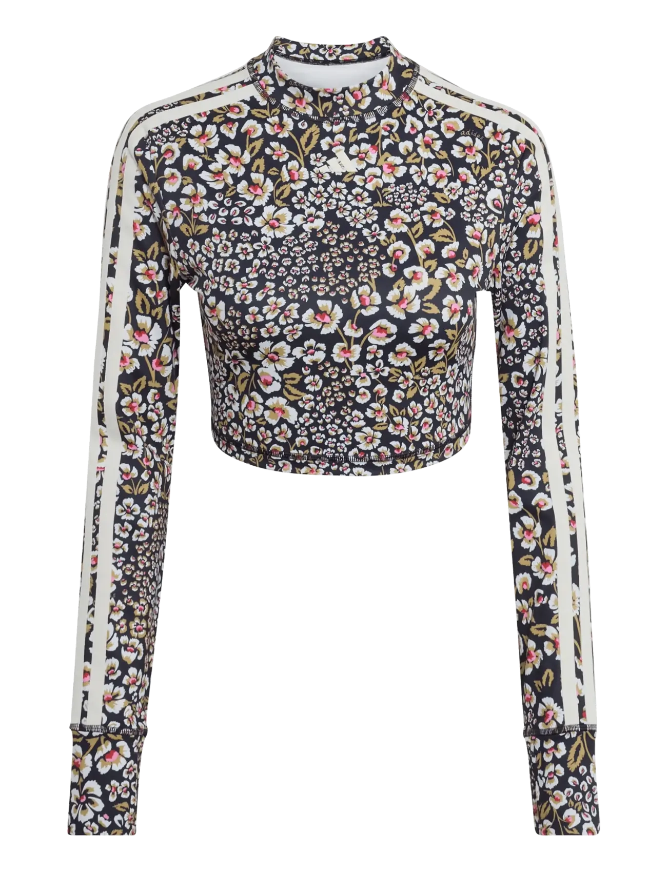 adidas Performance TRN LONG SLEEVE - Oberteile - BLACK/CREWHT/MULTCO / black
