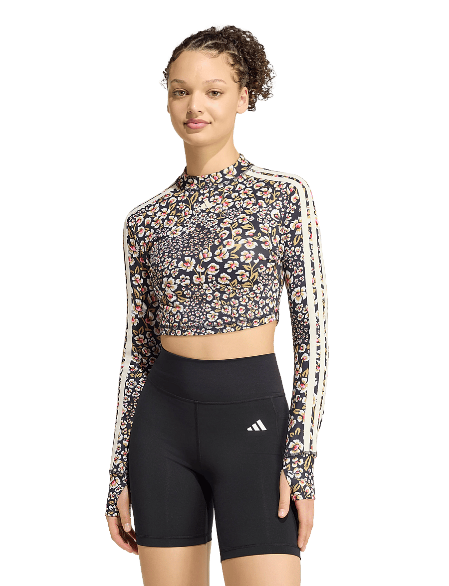 adidas Performance - TRN LONG SLEEVE - black/crewht/multco - 2
