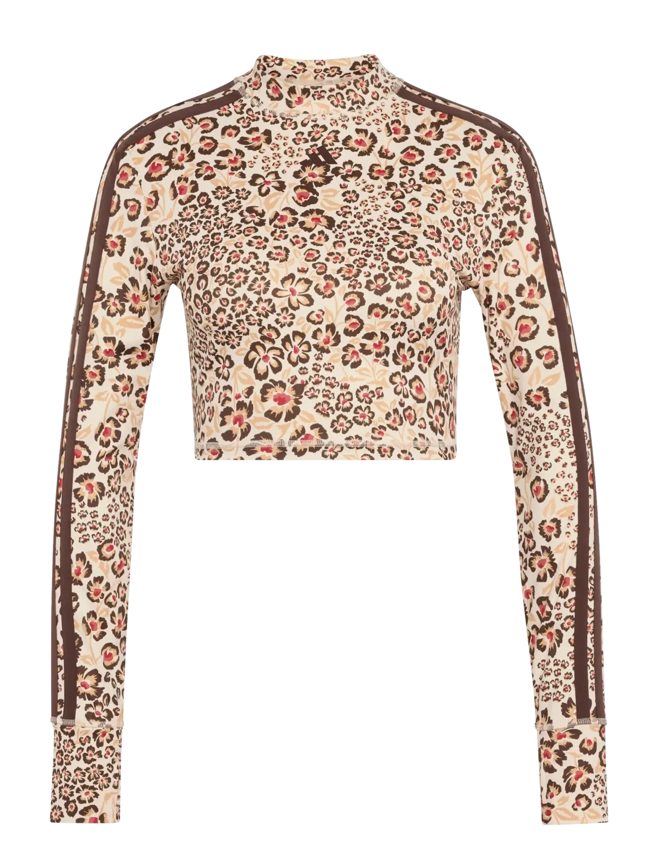 adidas Performance TRN LONG SLEEVE - Oberteile - ECRTIN/SHABRN/MULTCO / cream