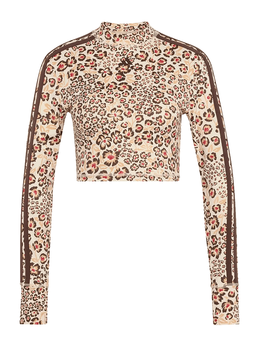 adidas Performance - TRN LONG SLEEVE - ecrtin/shabrn/multco - 1