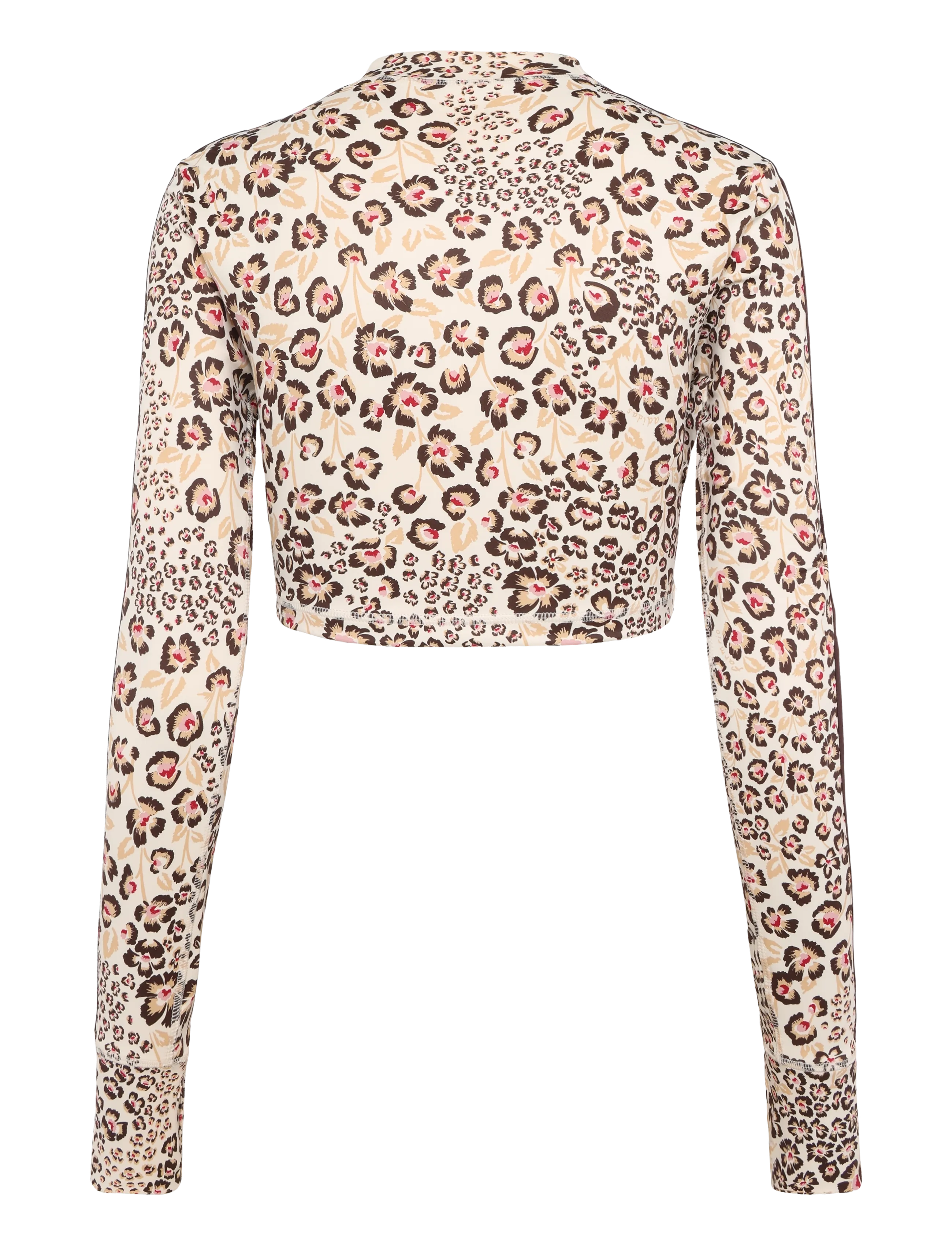 adidas Performance - TRN LONG SLEEVE - crop-tops - ecrtin/shabrn/multco - 2